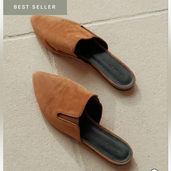 Jenni Kayne Shoes - Jenni Kayne Suede Mule in Saddle